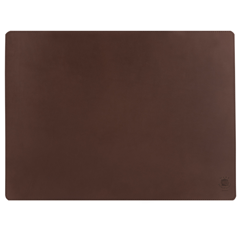 Skrivbordsunderlgg Diplomat 50x35cm, mrkbrun