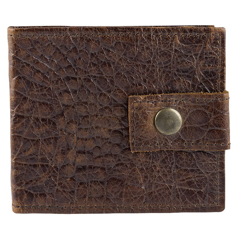 Card holder Kroko in real leather