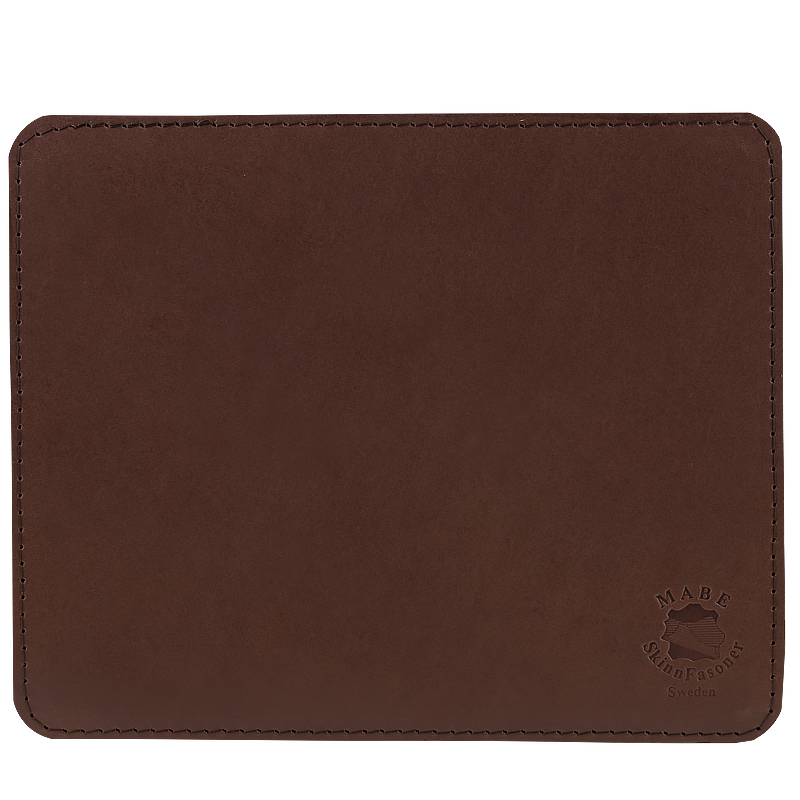 Mouse pad i leather Dark Brown